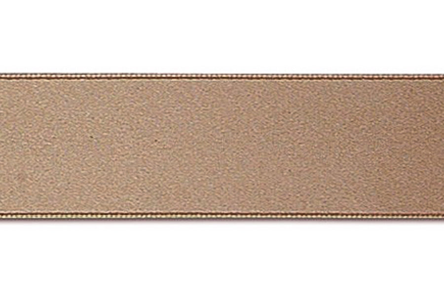 1 1/2" Luxurious Taupe Double-Faced Heavy Silk Satin Ribbon