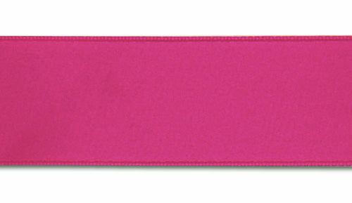 Hot Pink Double-Faced Satin Ribbon