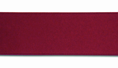 Maroon Double-Faced Satin Ribbon