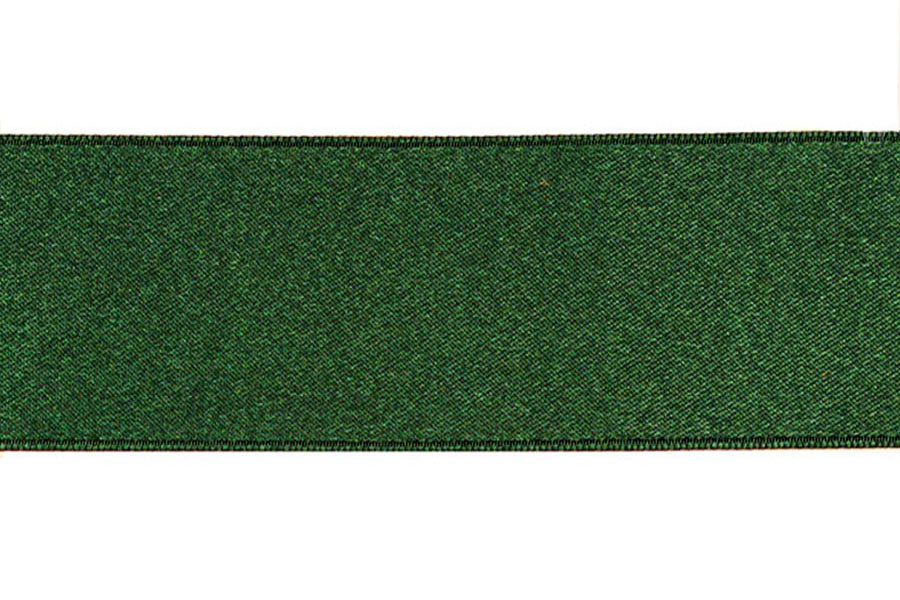 Spruce Green Double-Faced Satin Ribbon