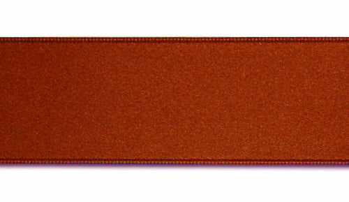 Red Brown Double-Faced Satin Ribbon