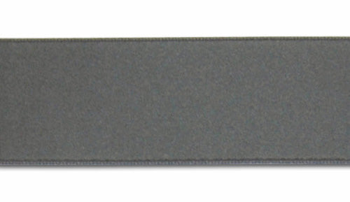 Gunmetal Double-Faced Satin Ribbon