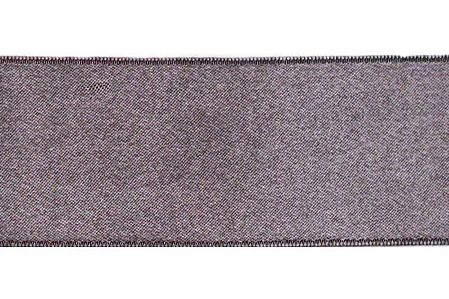 Storm Grey Double-Faced Satin Ribbon