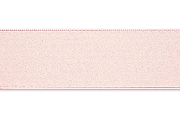 Pale Pink Double-Faced Silk Satin Ribbon