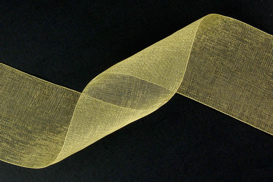 1 1/2" Goldenrod Sheer Ribbon