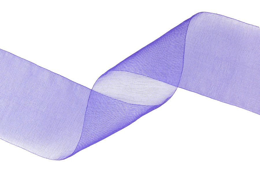 1 1/2" Amethyst Sheer Ribbon