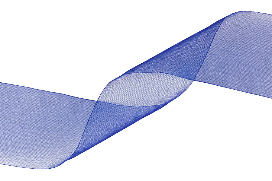 1 1/2" Royal Sheer Ribbon