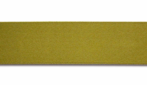 Olive Green Double-Faced Silk Satin Ribbon