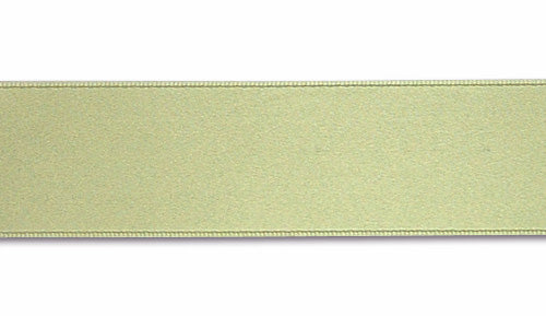 Light Sage Double-Faced Silk Satin Ribbon