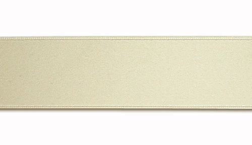 Champagne Double-Faced Silk Satin Ribbon