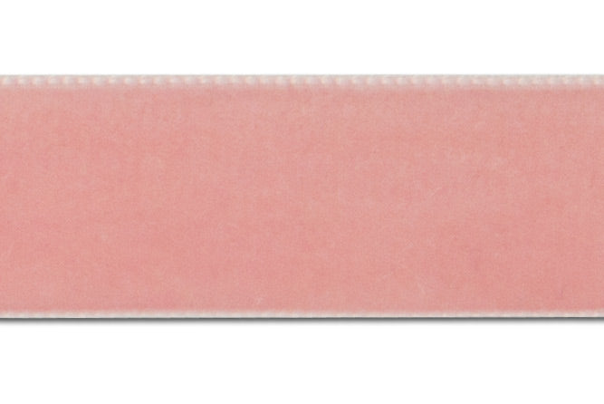 Dusty Rose Nylon Velvet Ribbon (Made in Switzerland)