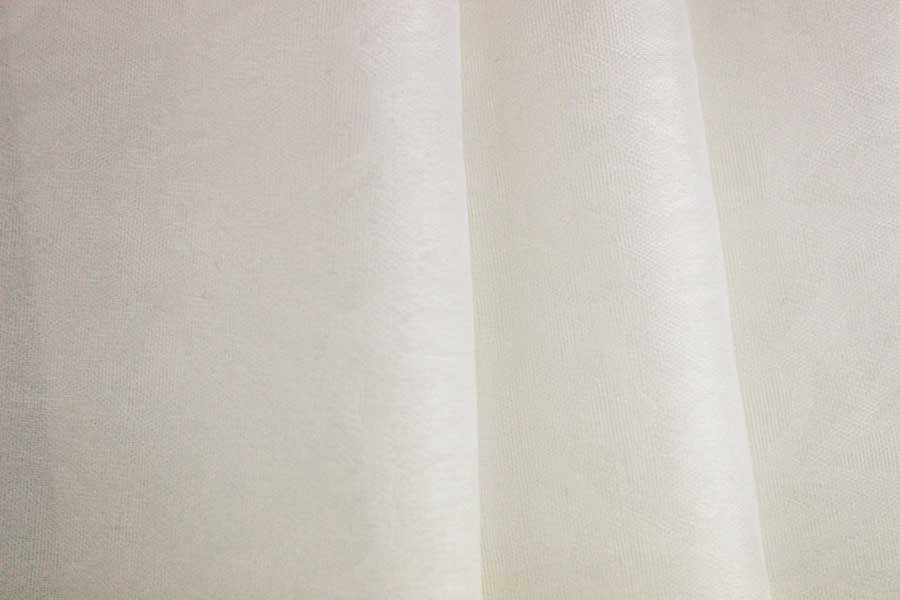 Tone-on-Tone Secret Rose Garden Soft White Organza (Made in Italy)