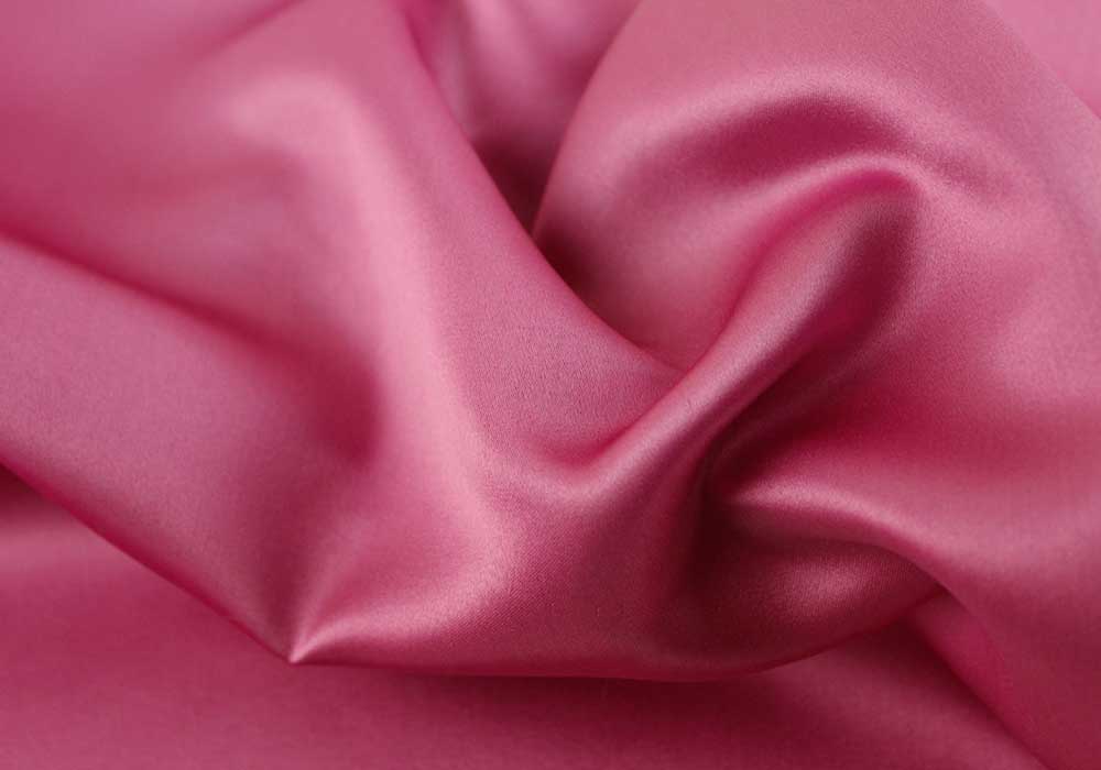 Opulent Double-Faced Rose Bonbon Silk Duchess Satin (Made in Italy)