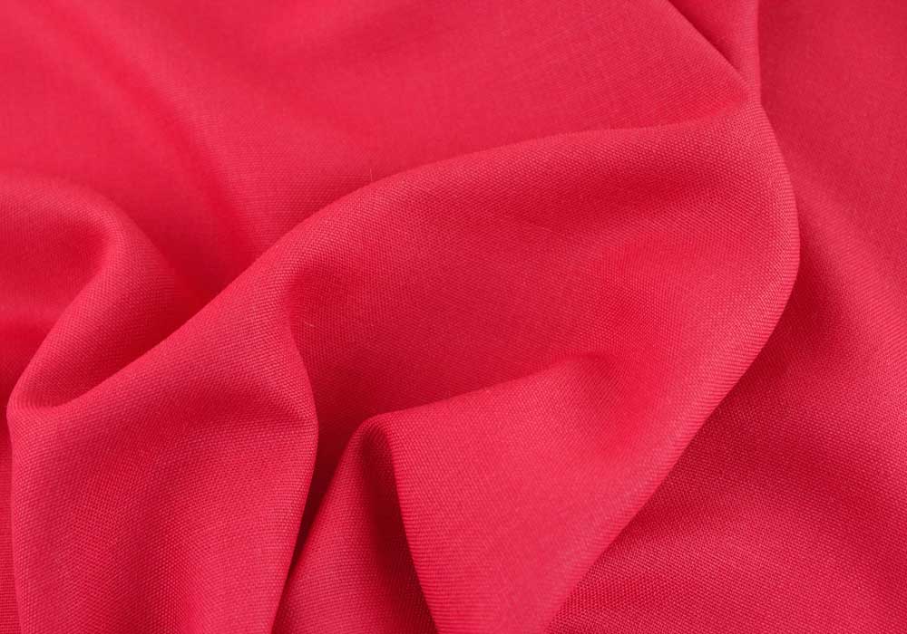 Hot Pink Italian Basket-Weave Raw Silk Suiting