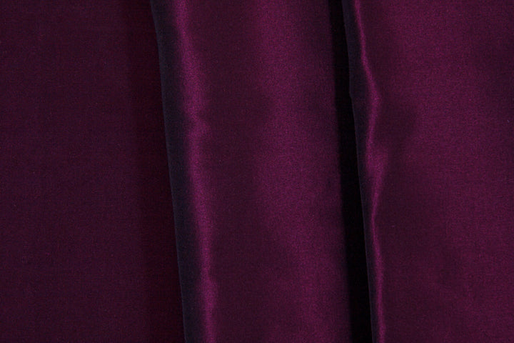 Luxurious Two-Tone Magenta Silk Taffeta (Made in Italy)