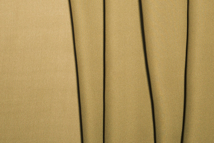 Cool Bronze Semi-Sheer Silk Georgette