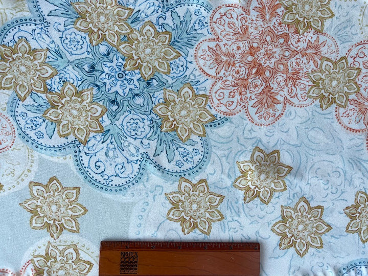 Luigi Verga Exquisite Boho Silk Crepe (Made in Italy)