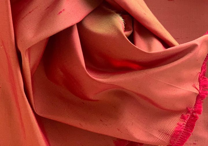 Iridescent Autumnal Crisp Super Silk Shantung