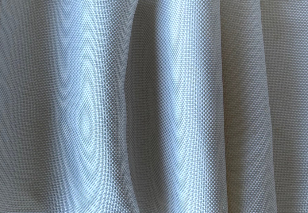 Luxurious Brilliant White Silk Canvas (Made in Italy)