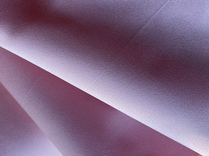 Luxurious Delicate Rosebud Pink Silk Duchess Satin (Made in Italy)