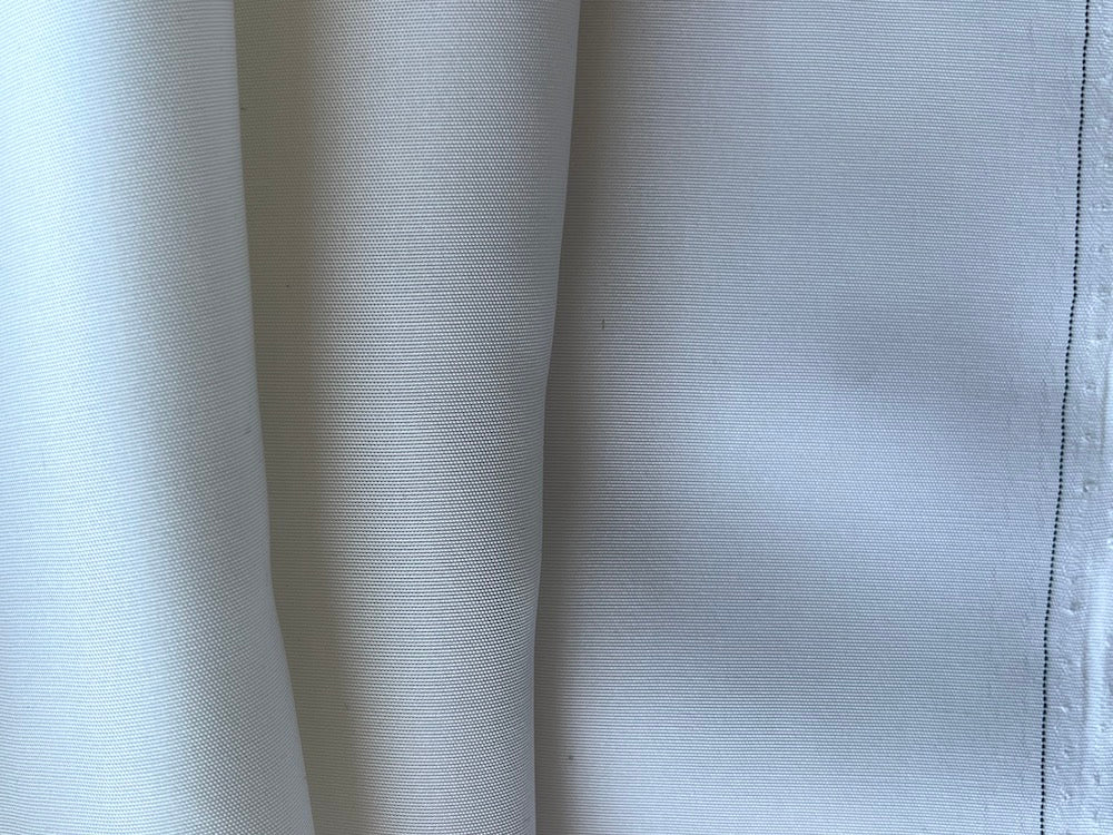 Gorgeous Silk White Matte Silk Mock Faille (Made in Italy)