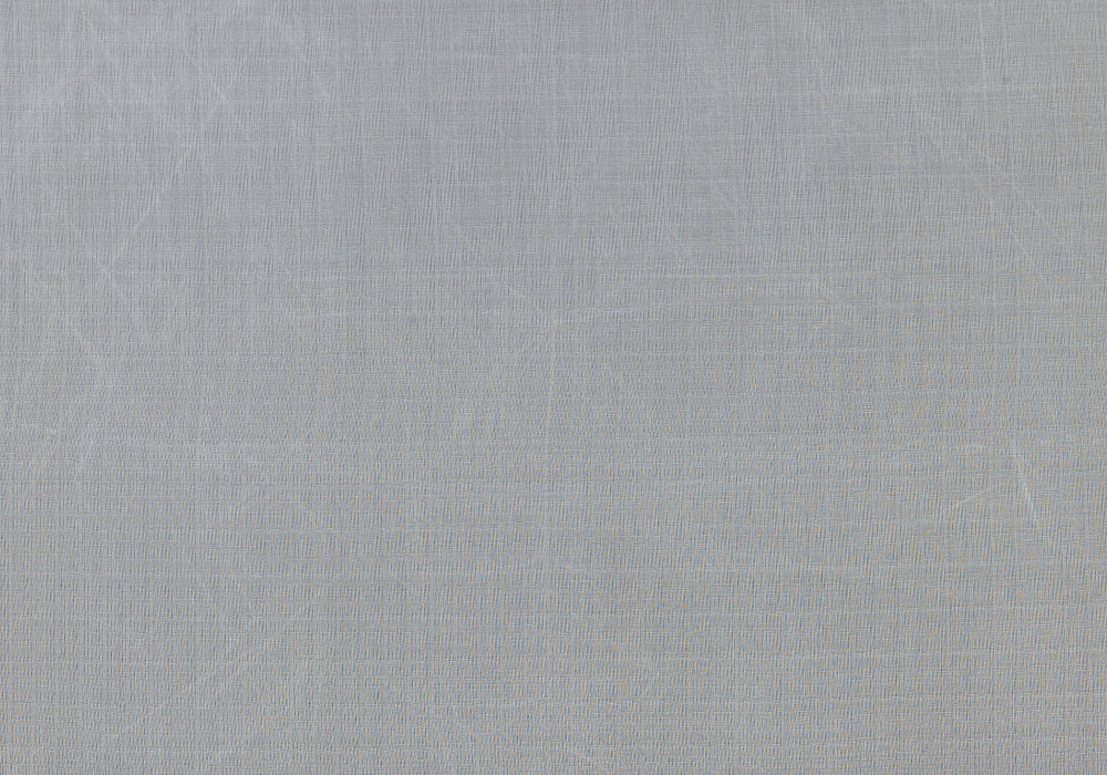 Pale Smoke Gray Textured Silk Gazar (Made in Italy)