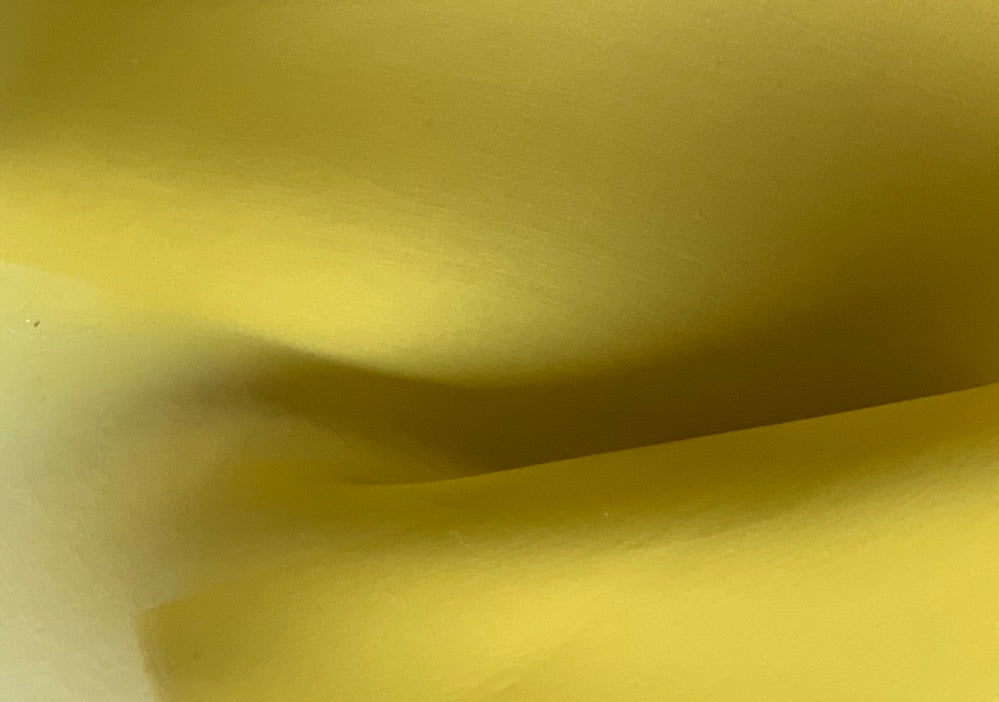 Crisp Finch Yellow Silk Satin Organza (Made in Italy)