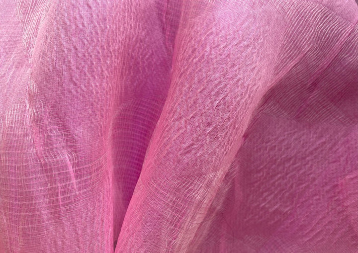 Marni Intricately Woven Rose Petal Silk Organza (Made in Italy)