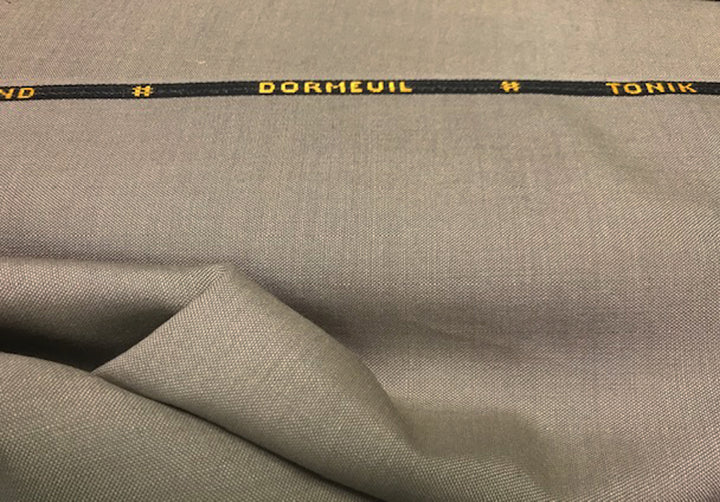 Dormeuil Taupe Selvedged Tonik Wool & Mohair Suiting (Made in England)