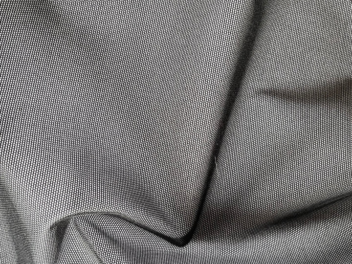 Sophisticated Black Stretch Polyester Mesh
