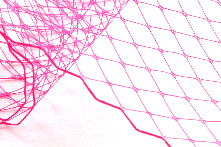 9" Hot Pink Russian Netting