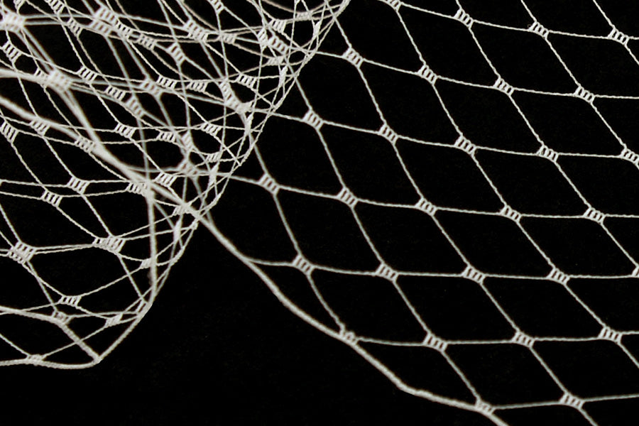 9" Ivory Russian Netting