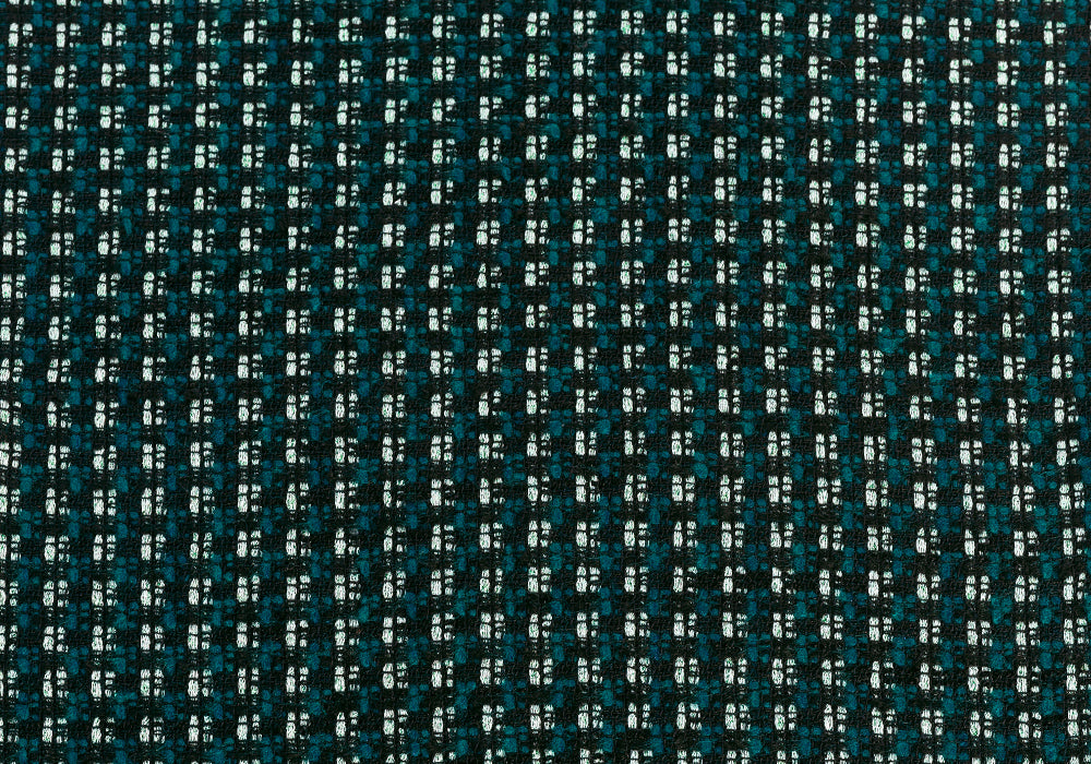 Subtly Metallic Teal Green Bouclé (Made in Italy)