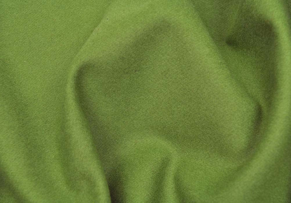 Apple Green Wool Melton Coating (Made in Italy)