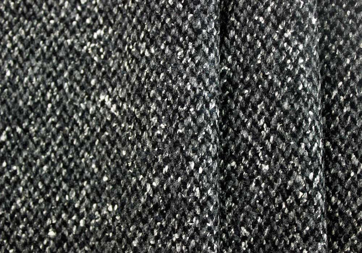 Shades of Grey Virgin Wool & Silk Blend Tweed (Made in Italy)