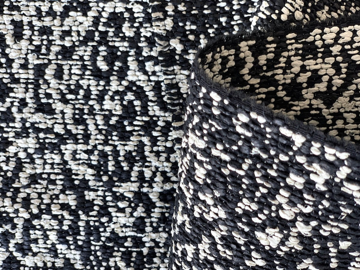 Richly Textured & Stiff Silk Blend Tweedy Bouclé  (Made in Italy)