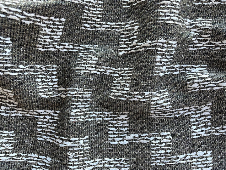 Light-Weight Lightning Strikes on Olive Cotton Blend Suiting (Made in Italy)