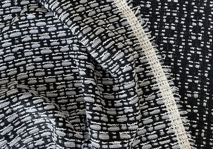 Valentino Delicate Iced Pearl Polyamide Blend Bouclé (Made in Italy)