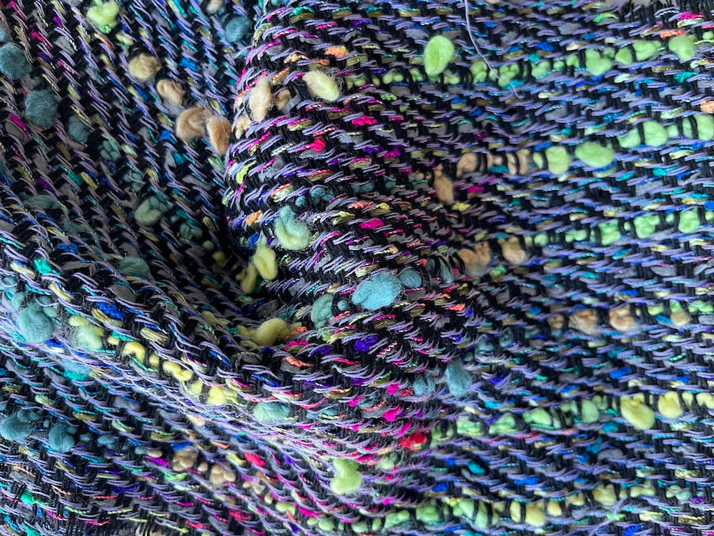 Aurora Polaris Wool Blend Tweed Bouclé (Made in Italy)