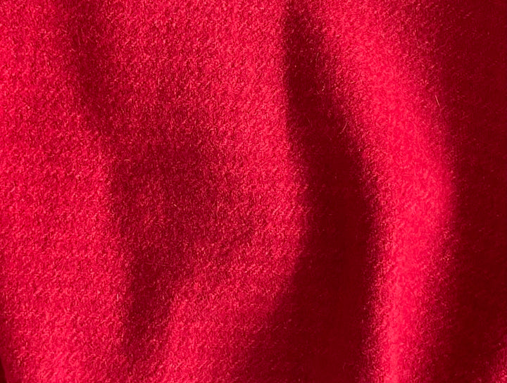 Cavalli Cherry Smash Cashmere & Wool Blend Coating (Made in Italy)