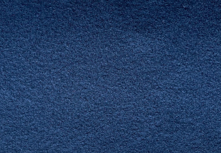 Mid Navy Blue Boiled Wool Coating