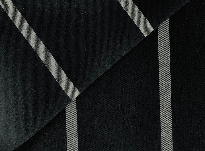 Reversible Striped Stretch Double-Faced Wool Coating (Made in Italy)