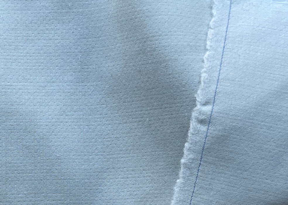 Whispy Baby Blue Stretch Wool Coating (Made in Italy)