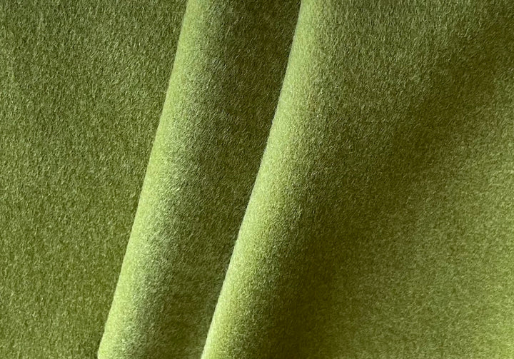 Fresh Chinese Gooseberry Green Wool Melton Coating