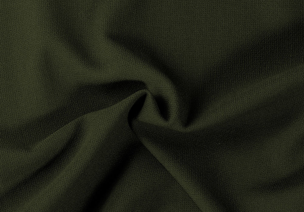 Olive Marsh Wool Double-Crepe (Made in Italy)