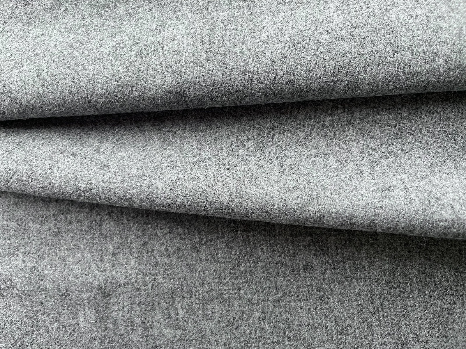 Wool Fabric, Heathered Ash Grey Wool Blend Flannel (Made in USA) – Britex  Fabrics