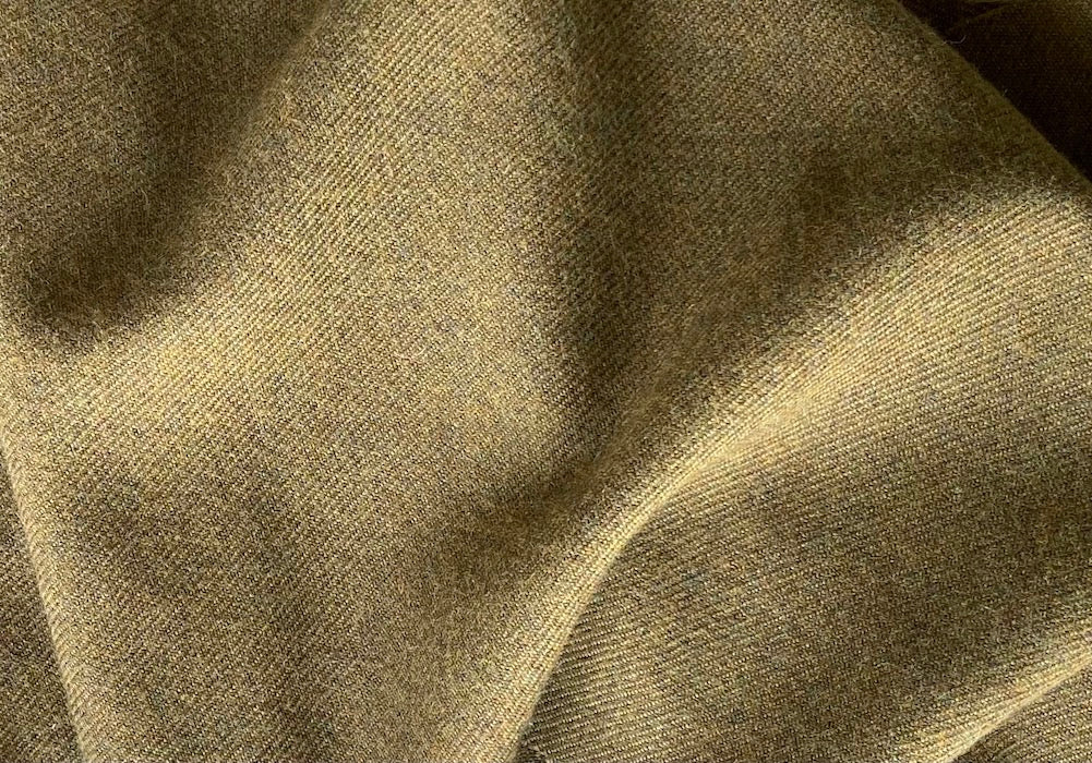 Pale Lichen Green Gorgeous Brushed Designer Wool-Cashmere Coating from  italy! - Beautiful Textiles