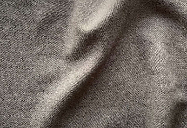 Lighter Weight Cool Moleskin Putty Stretch Wool Flannel