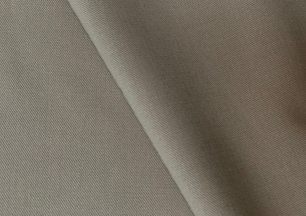 Traditional Khaki Stretch Wool Gabardine