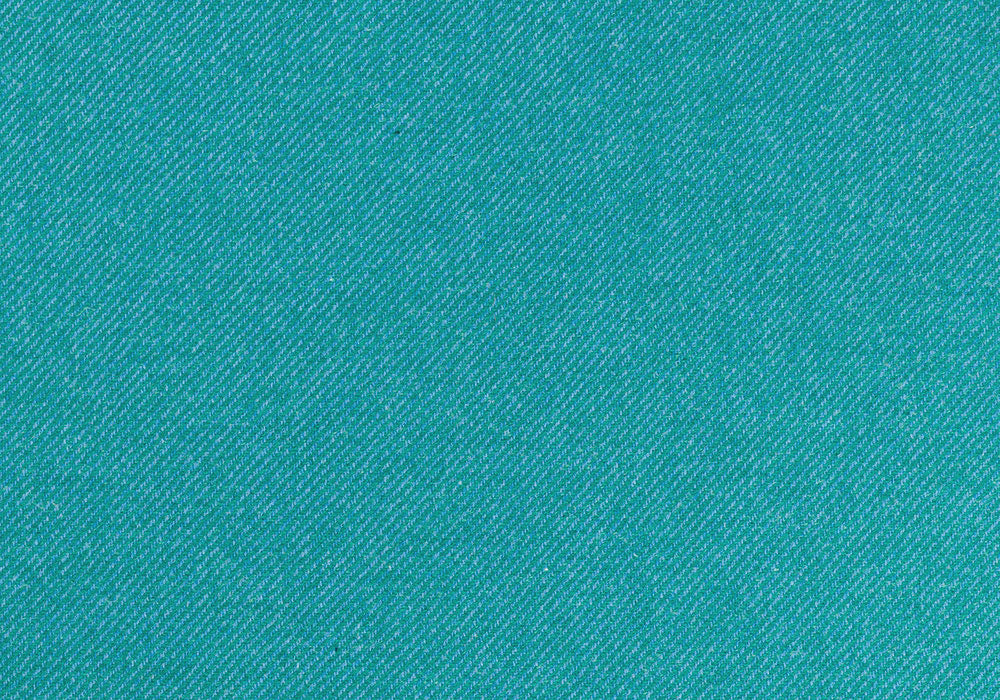 Turquoise Sky & Grass Twill Wool Tweed (Made in Ireland)